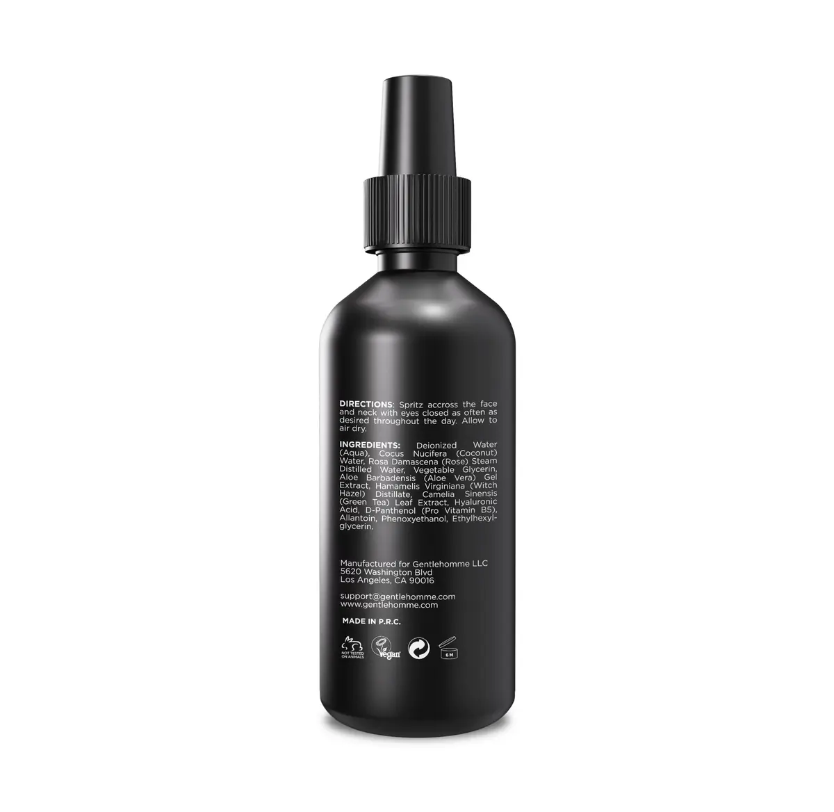 Gentlehomme Coconut Face Mist - Men’s Facial Spray with Hyaluronic Acid & Aloe Vera 3.4oz | Hydrating & Refreshing - view 2