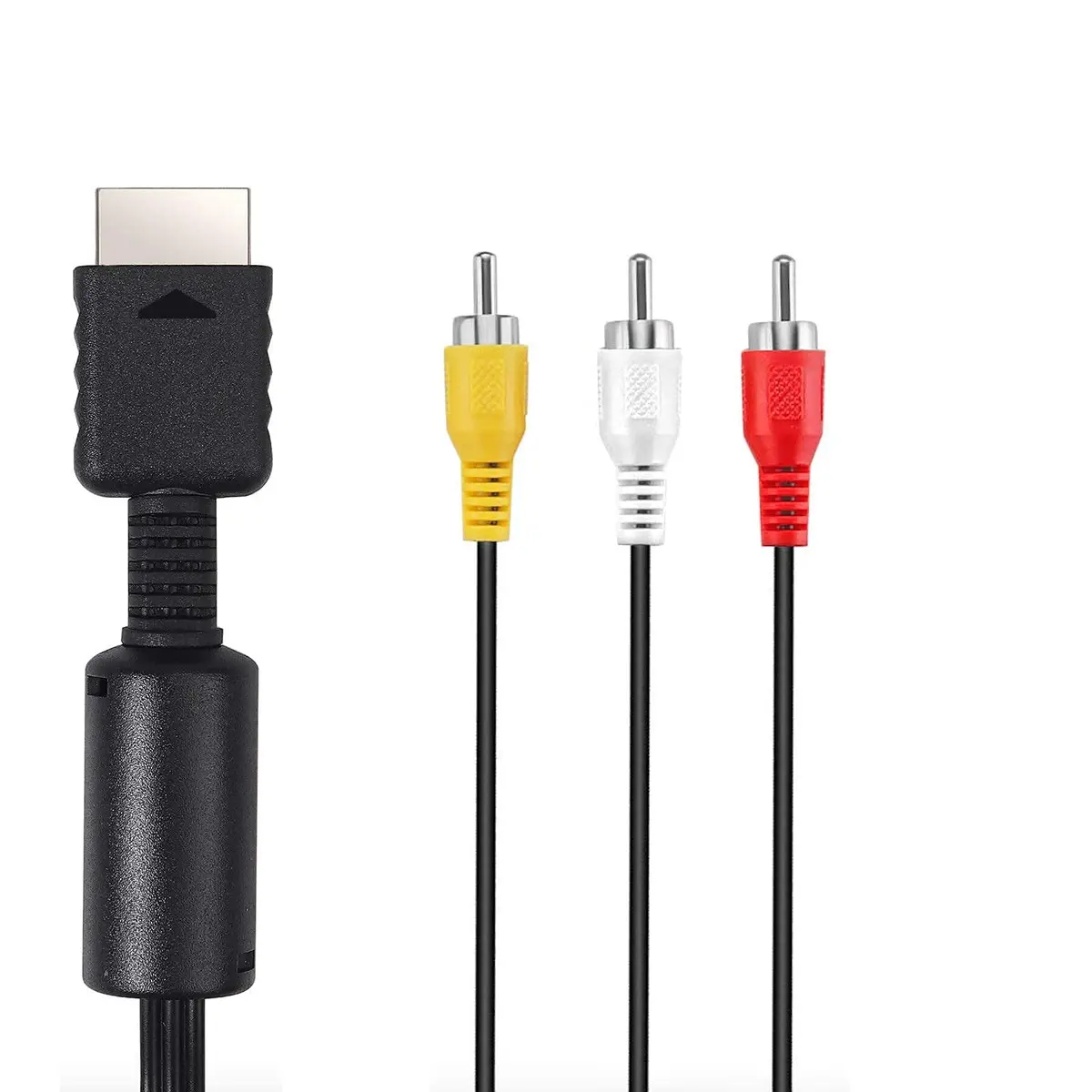 Suncala AV TV RCA Audio Video Cord Cable 6ft (1.8m) for PlayStation PS1, PS2, PS3 | Connects to TVs with RCA Input - view 2