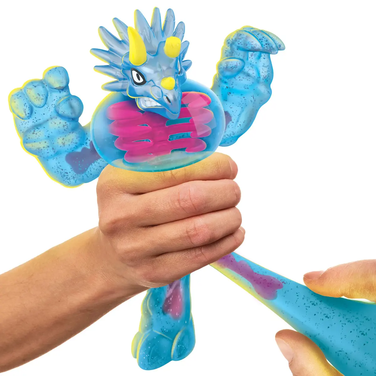 Heroes of Goo Jit Zu Dino X-Ray Stone Age Rampage Versus Pack - Tritops vs Shredz 2 Piece Set | ASTM-Tested Toy Figures - view 3