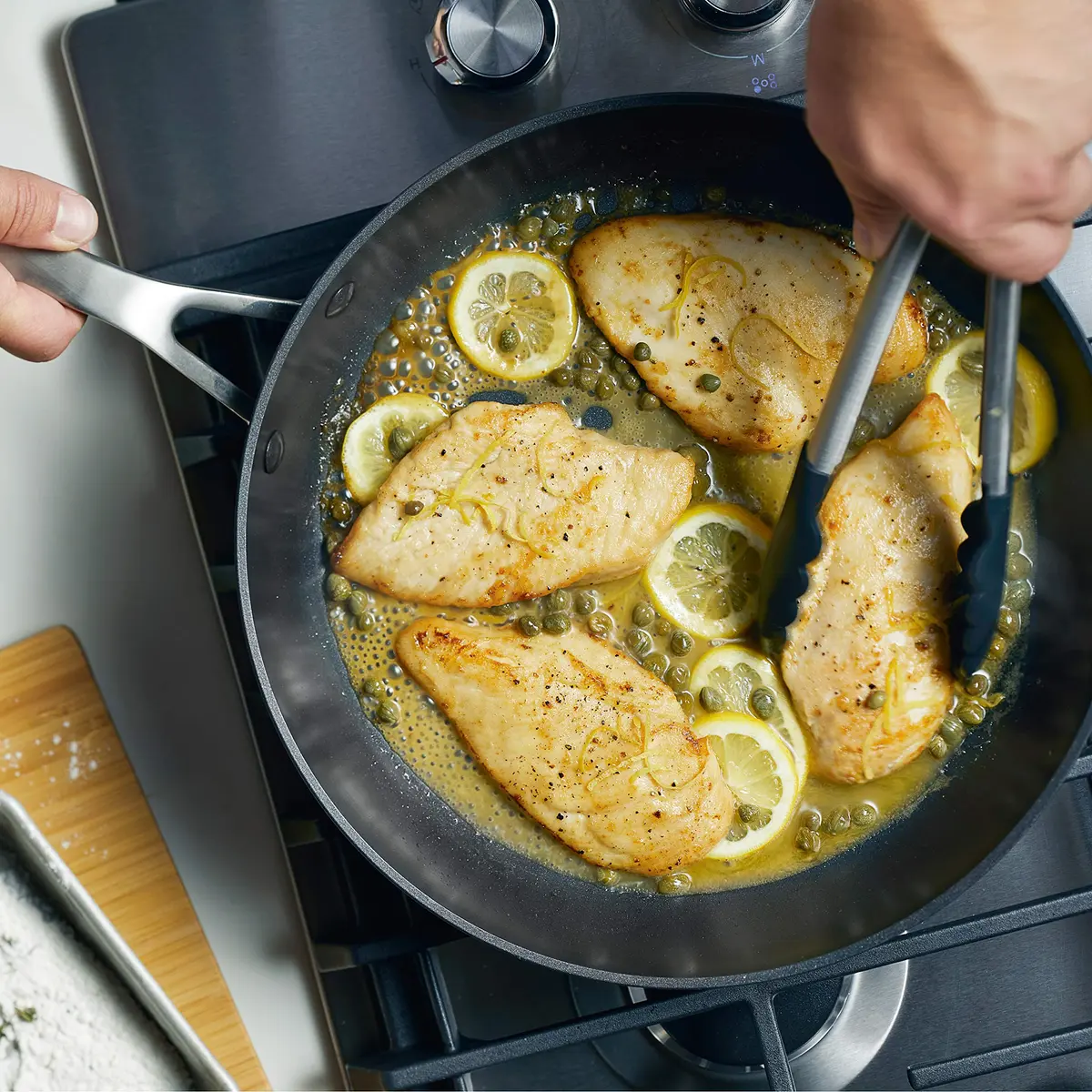 KitchenAid Induction Nonstick Frying Pan with Lid, 30.5 cm (12.25-Inch) | Even Heat for Consistent Results - view 6