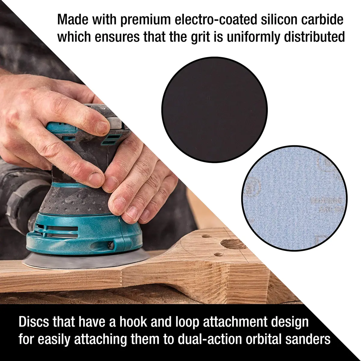 Dura-Gold 6" (15.24 cm) Wet or Dry Sanding Discs, 2000 Grit Hook & Loop (20-Pack) | Extra Fine Color Sanding for Automotive Paint - view 5