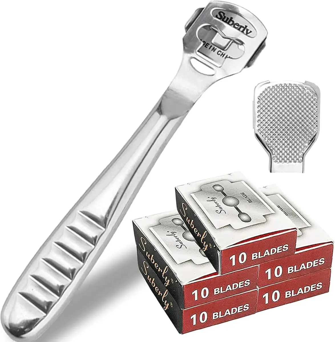 Jutoe Callus Shaver Set 52 Pcs | Stainless Steel Foot & Hand Care Tools - main product image