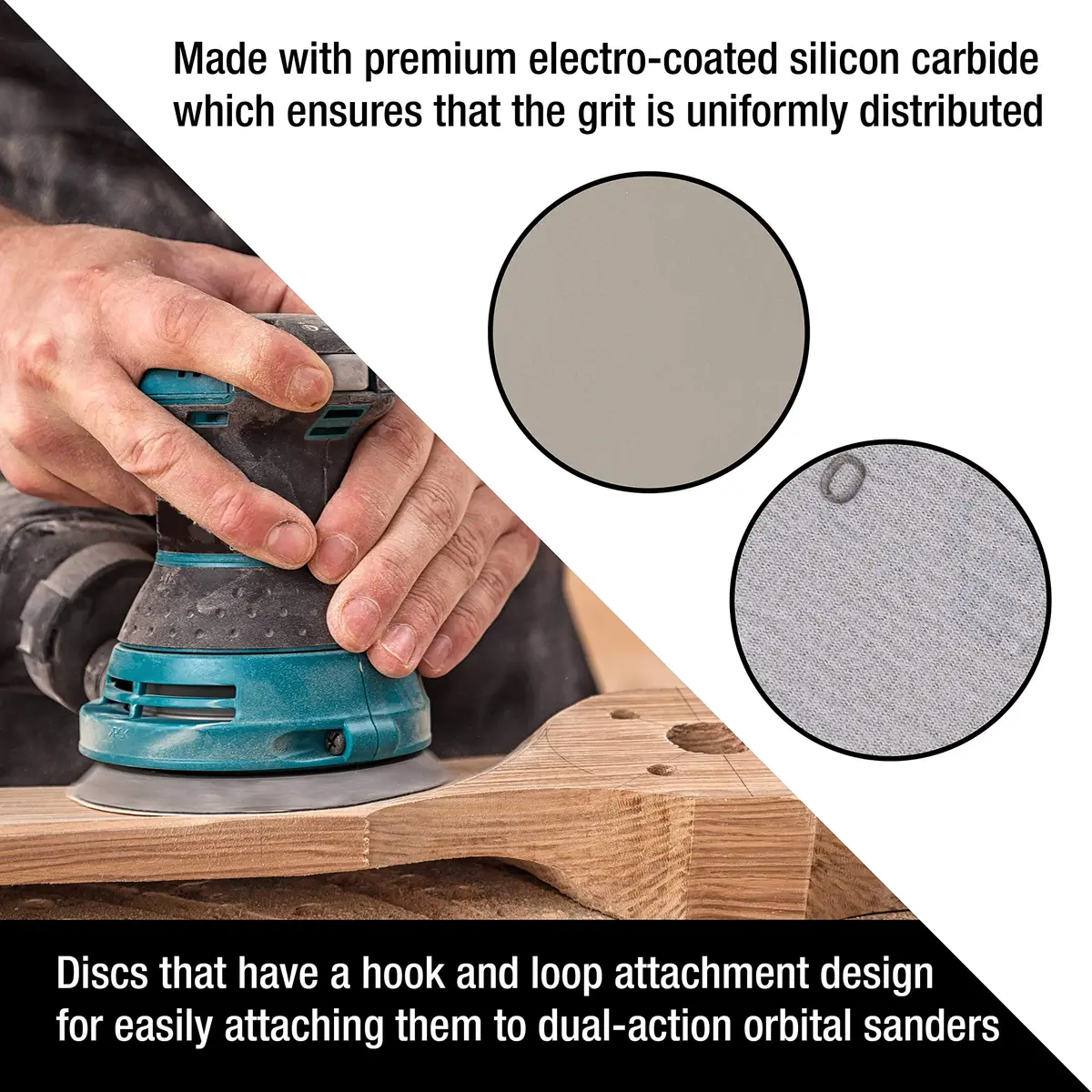 Dura-Gold 6 inch Wet or Dry Sanding Discs 3000 Grit (20-Pack) | Hook & Loop for Orbital Sanders - view 5