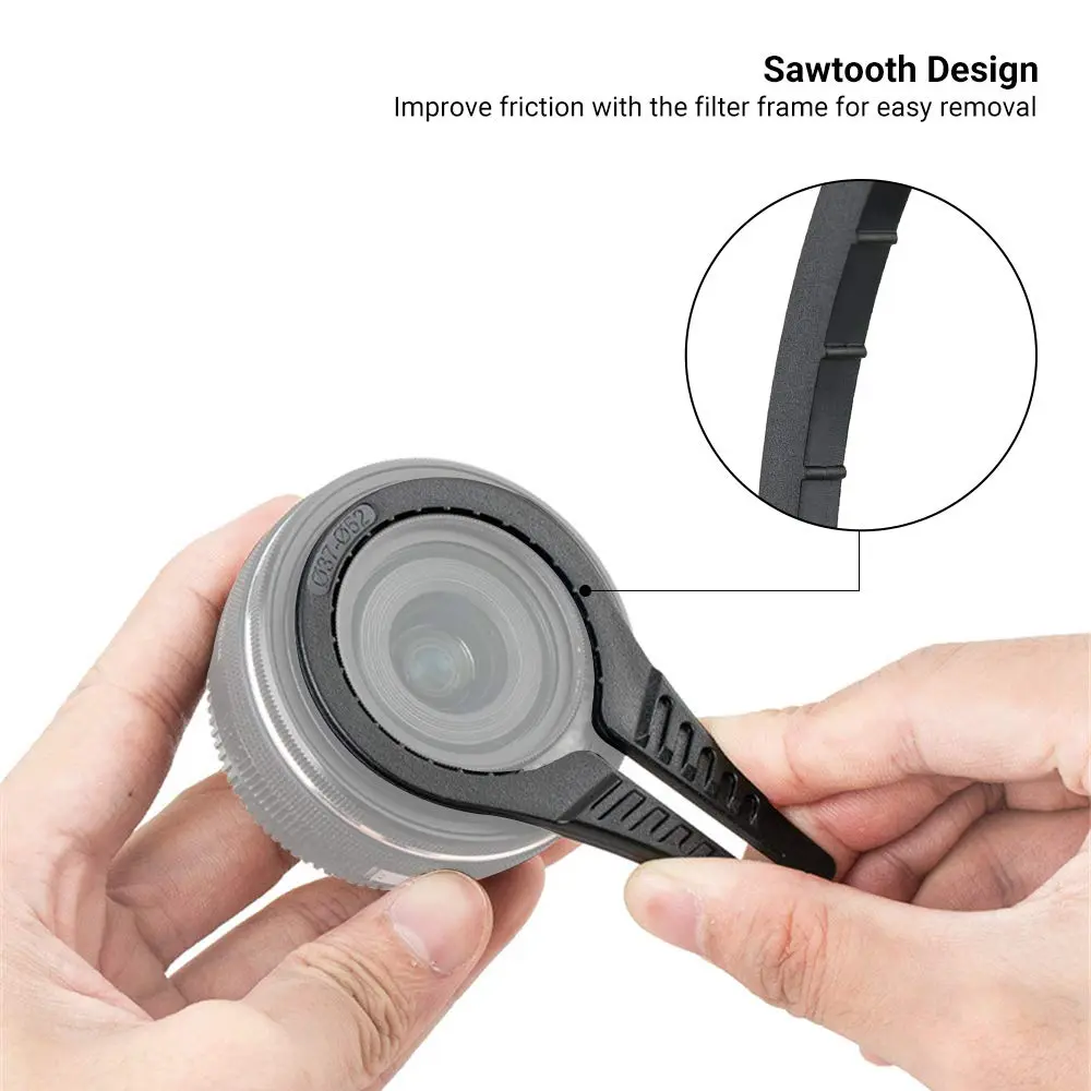 JJC Camera Lens Filter Wrench Kit 2-Pack | Fits 37mm-72mm Lens Threads - view 3
