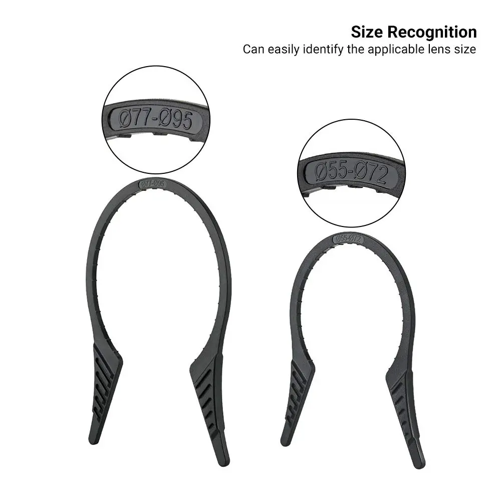JJC 2-Pack Camera Lens Filter Wrench Kit for 55mm-95mm Threads | Removes Jammed CPL UV ND Filters - view 5
