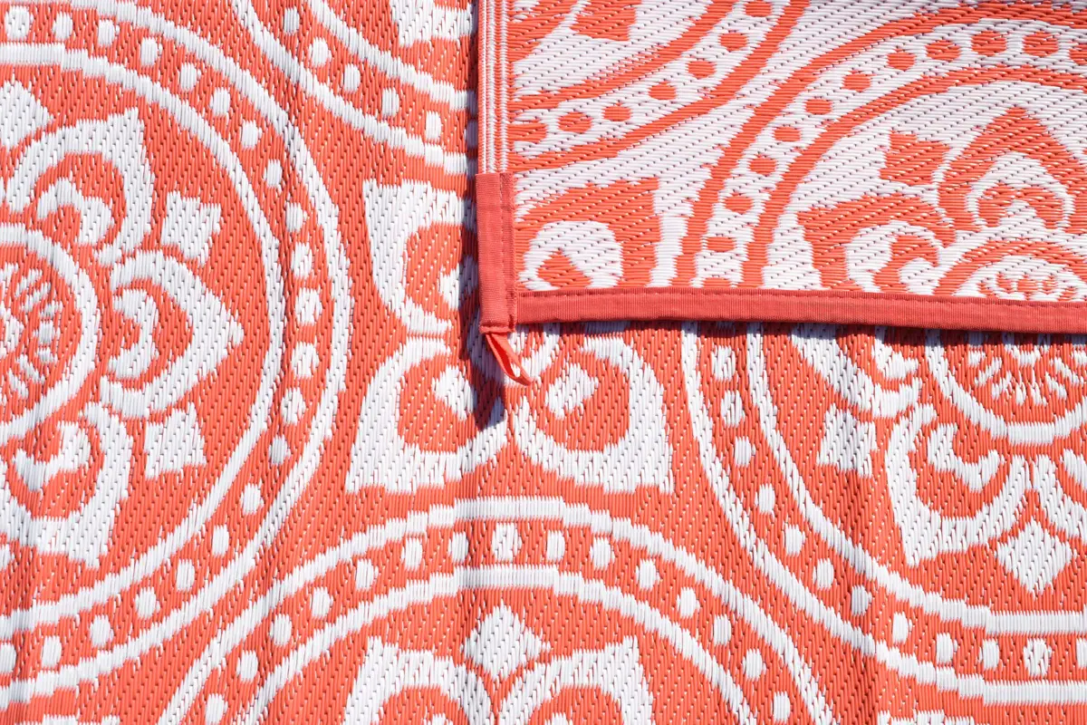 Stylish Camping 258105 8' x 10' Reversible Mat | Outdoor & Indoor Versatile Boho Rug - view 3