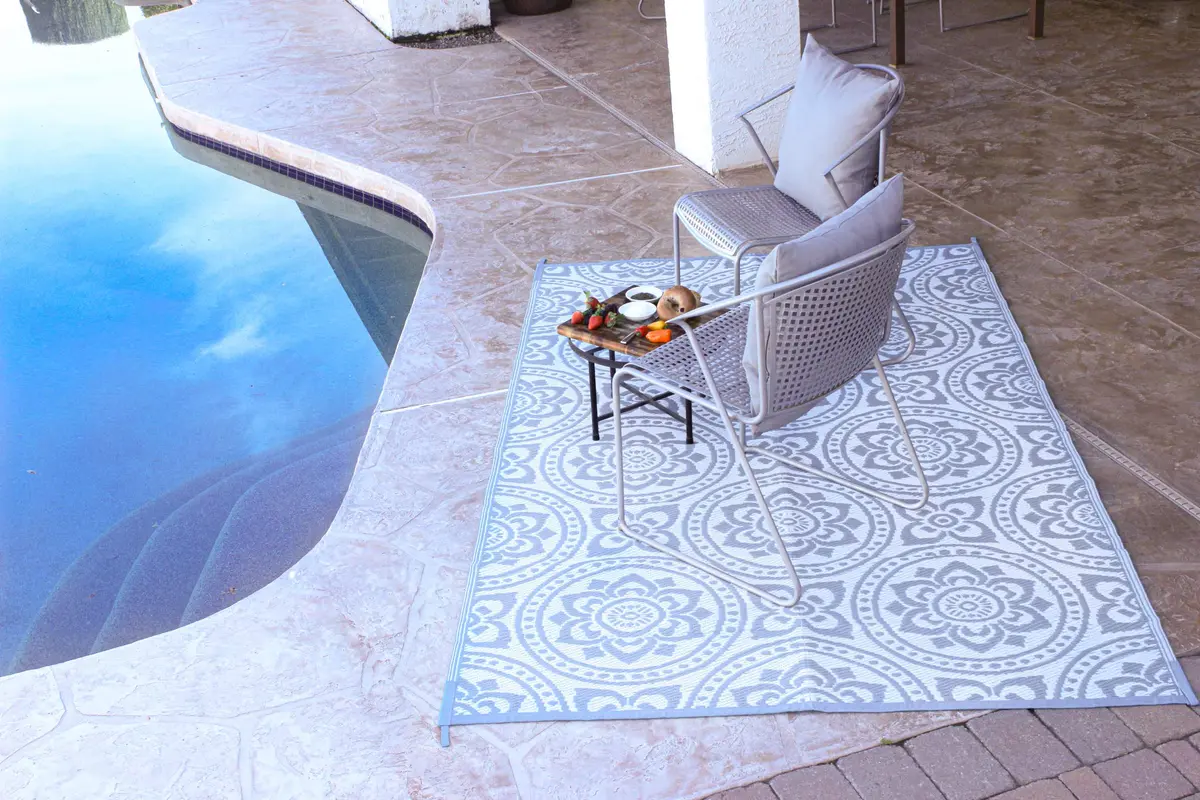 Stylish Camping 258106 8ft x 10ft Reversible Mat | UV Resistant, Quick Dry, Outdoor & Indoor Use - main product image
