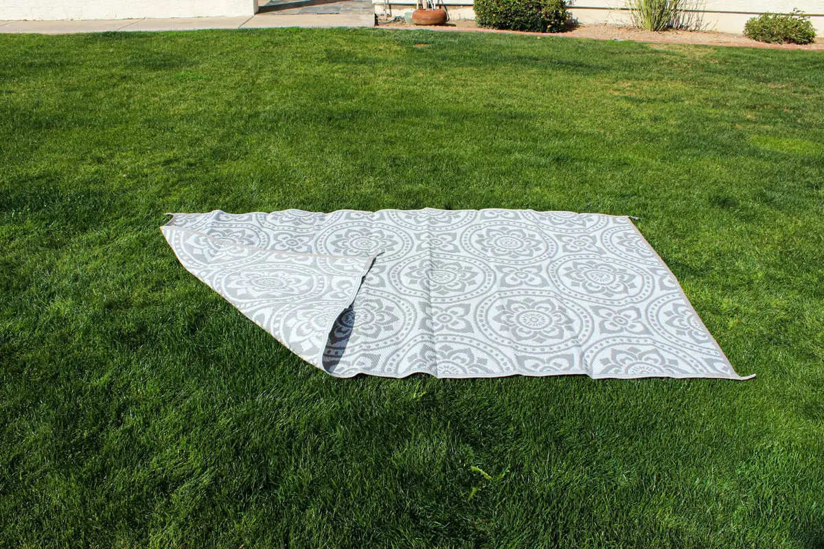 Stylish Camping 258106 8ft x 10ft Reversible Mat | UV Resistant, Quick Dry, Outdoor & Indoor Use - view 4