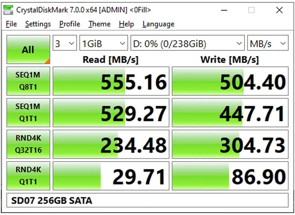 Timetec 256GB SSD 3D NAND SATA III 6Gb/s 2.5 Inch 7mm (0.28") Internal Solid State Drive | 550 MB/s Read Speed - view 6