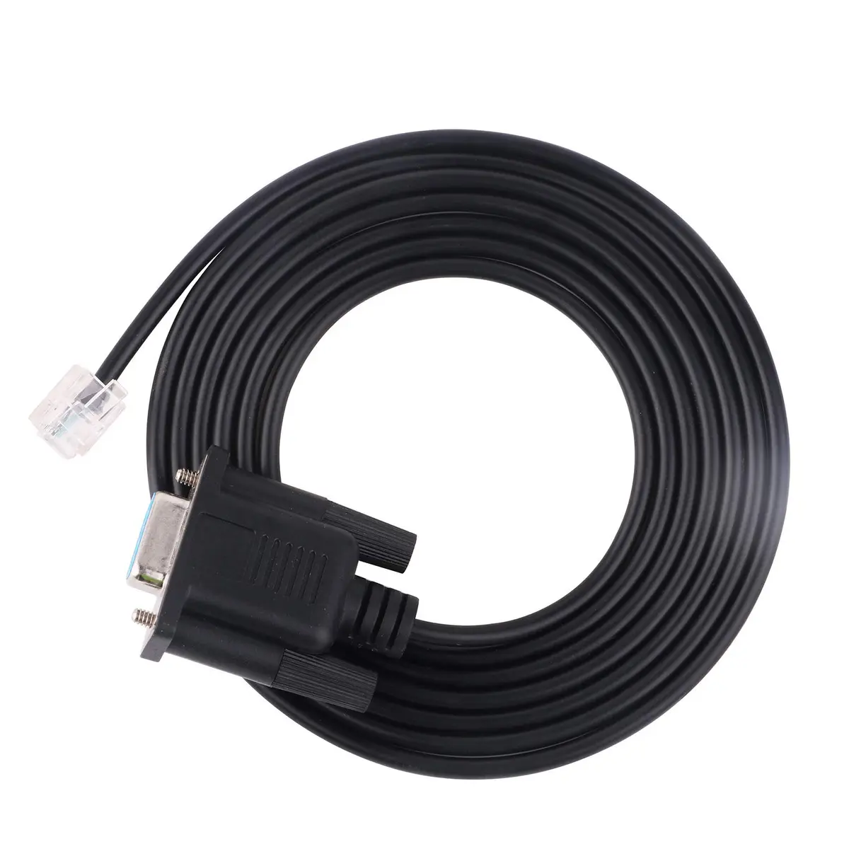 Green-utech 6ft (1.83m) DB9 RS232 to RJ11 6P4C Serial Console Cable | Plug and Play Driverless Connection - view 2