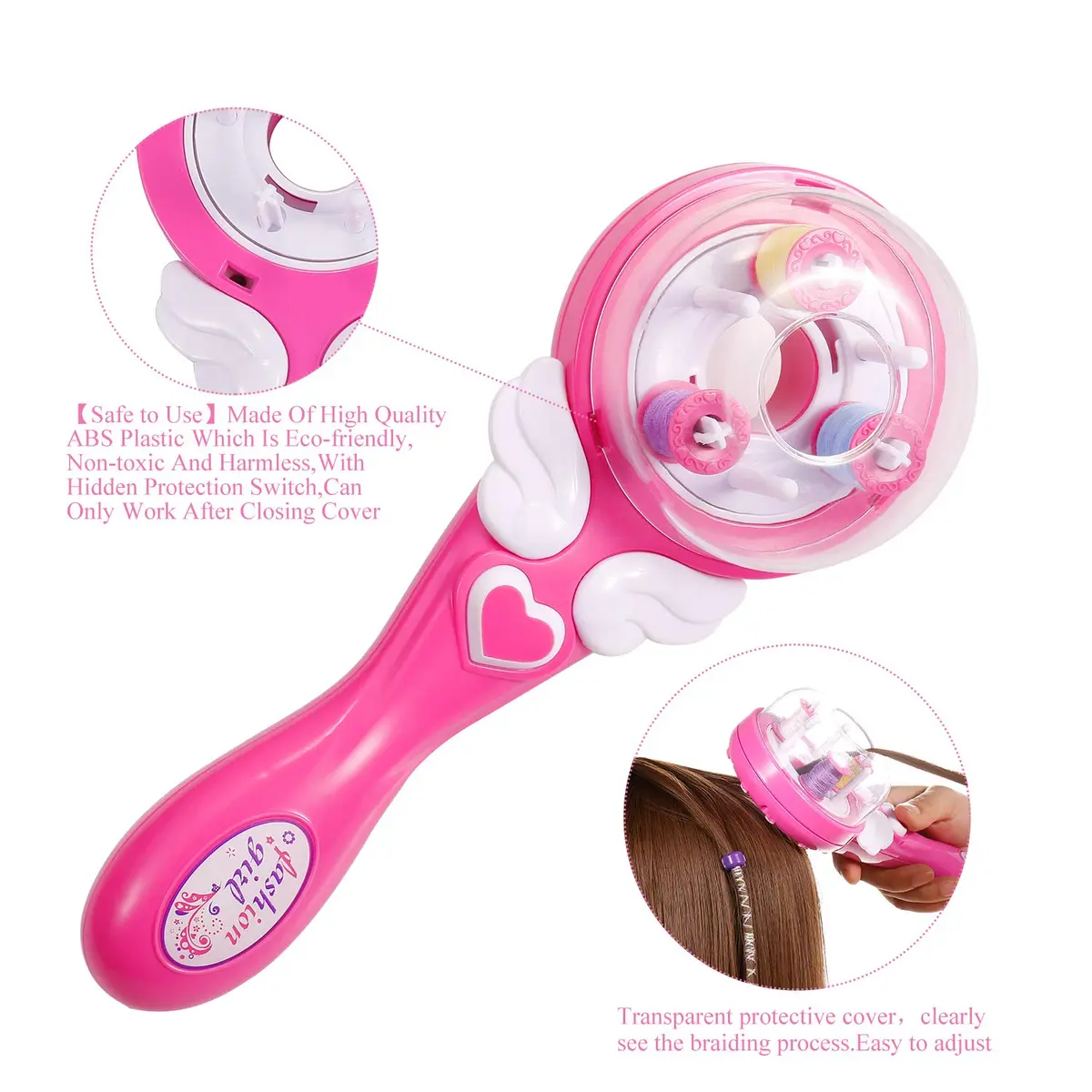 Oradrem Automatic Hair Braider Styling Tool with 85-Piece Accessory Set | DIY Fun Hairstyles for Girls - view 2