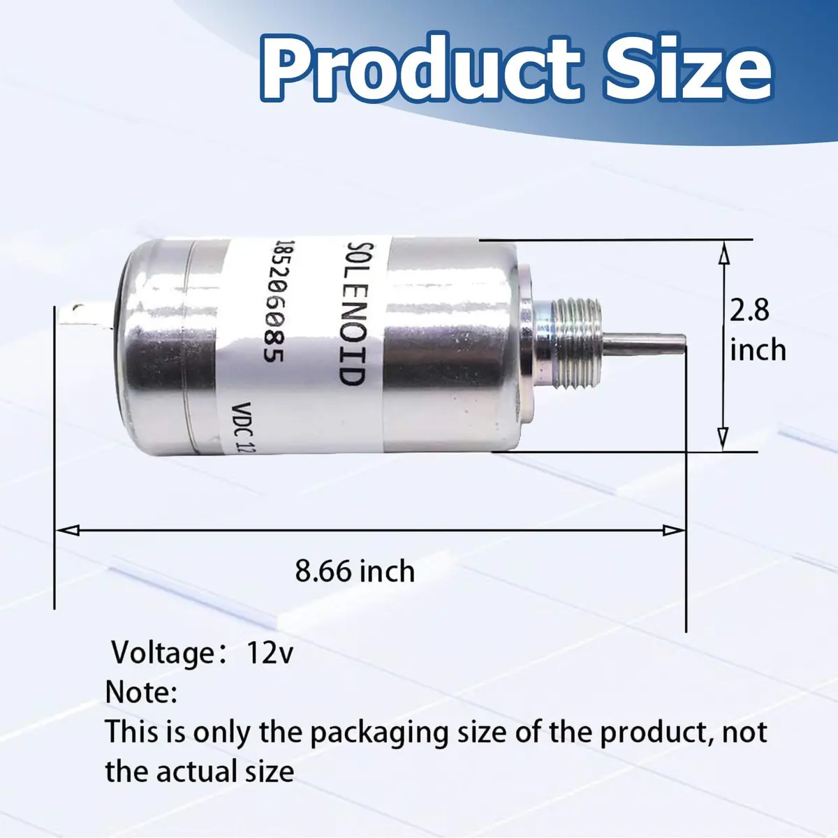 WFLNHB Fuel Shut Off Solenoid 12V | Replacement for Perkins 100 Series & Holland Engines - view 5