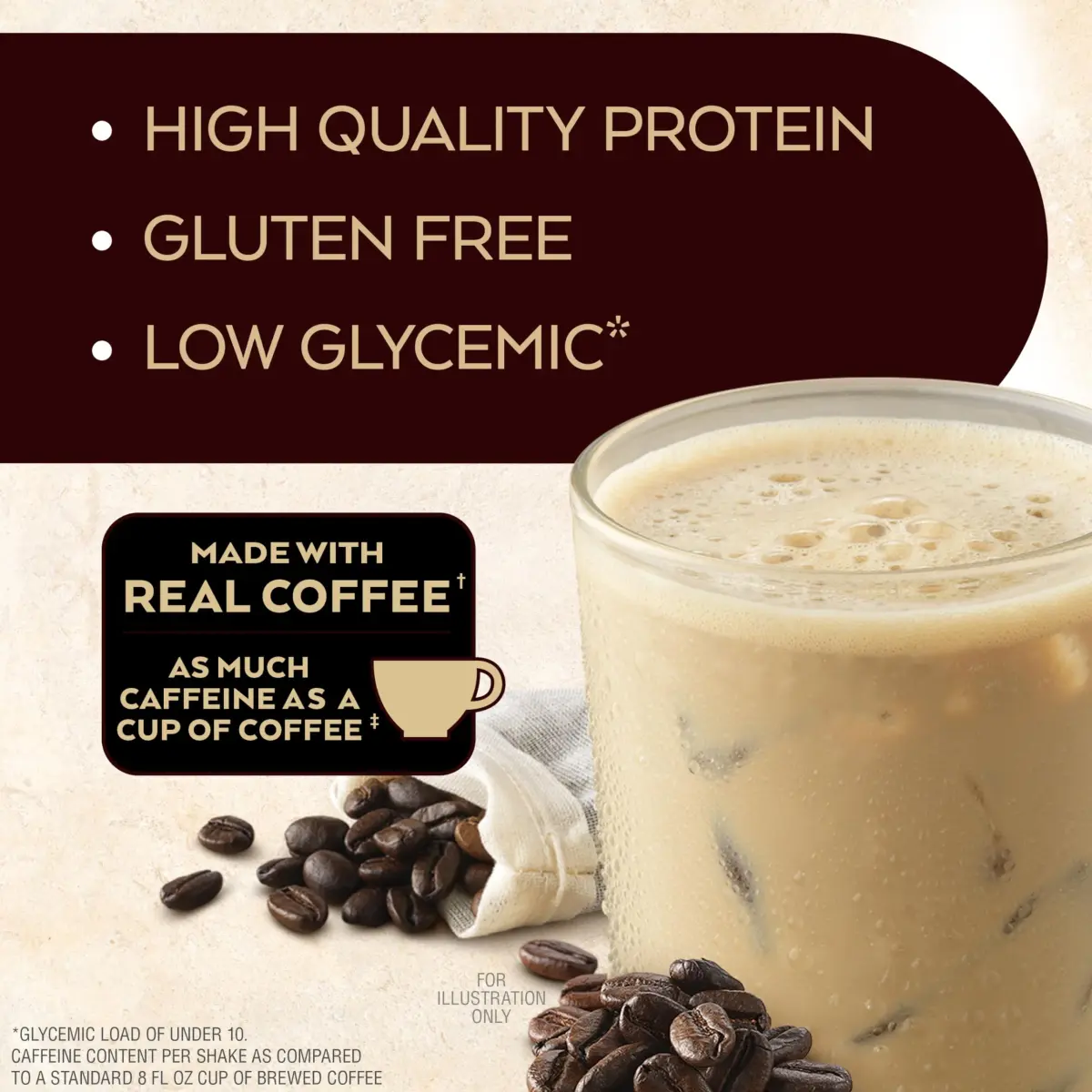 Atkins Café au Lait Iced Coffee Protein Shake 15g Protein, 3g Net Carb, 12 Count | Keto Friendly, Gluten Free - view 3