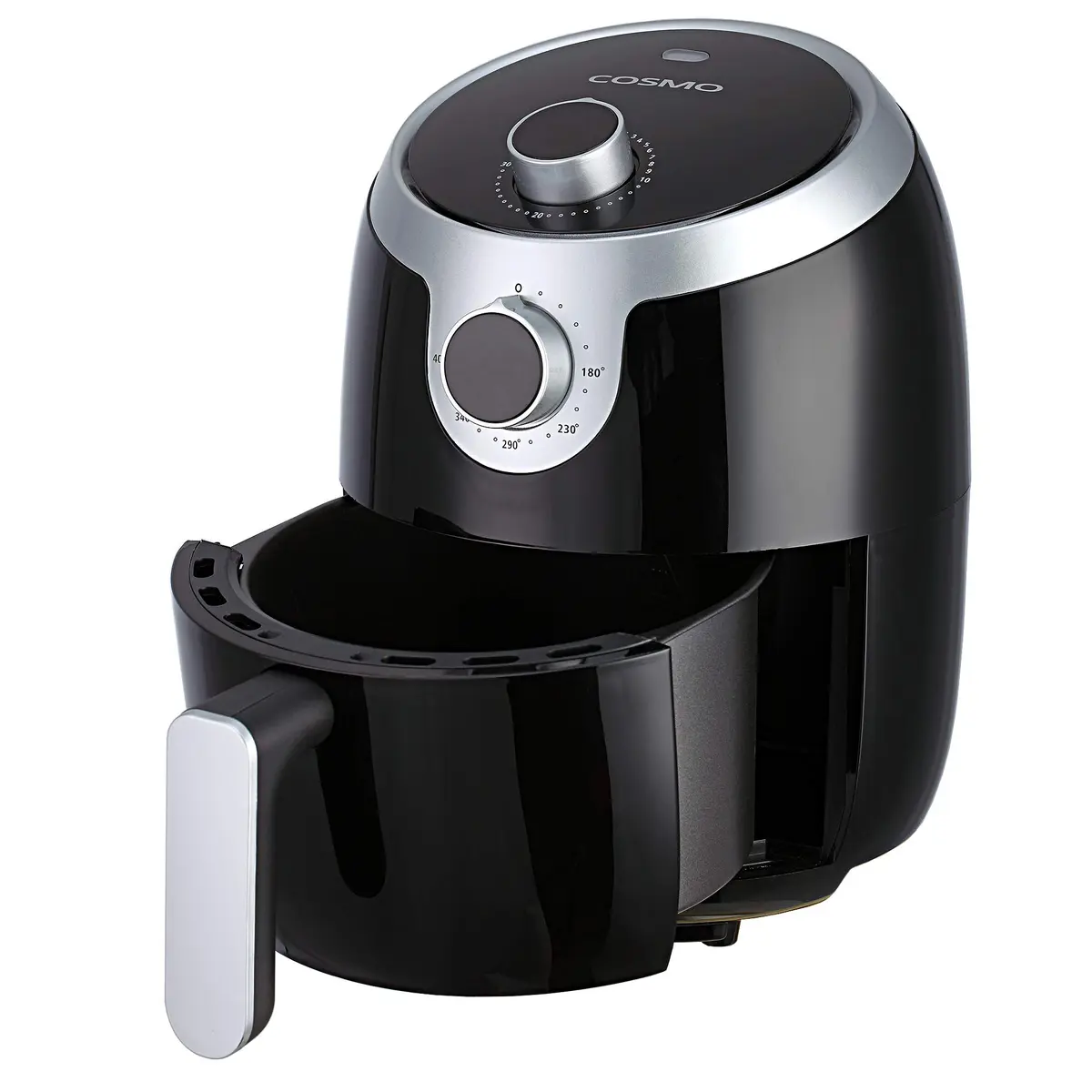COSMO Air Fryer 2.3 Quart Compact Electric Small Kitchen Appliance with Temperature Control, Timer, Auto Shut-Off, Non-Stick Frying Tray - main product image