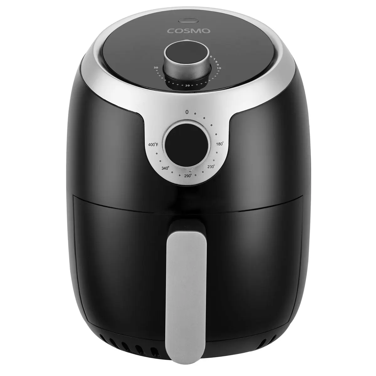 COSMO Air Fryer 2.3 Quart Compact Electric Small Kitchen Appliance with Temperature Control, Timer, Auto Shut-Off, Non-Stick Frying Tray - view 6