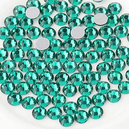 BEADSLAND Flat Back Crystal Rhinestones Blue Zircon SS8 (1440 Pieces) | Add Sparkle to Your Crafts - main product image