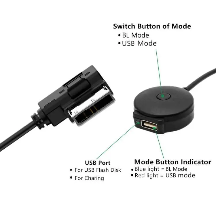 LITEMATIRA AMI MMI BL Music Adapter for Mercedes Benz COMAND-APS NTG4.5 (2011-2015) | Media Interface Audio Cable - view 6