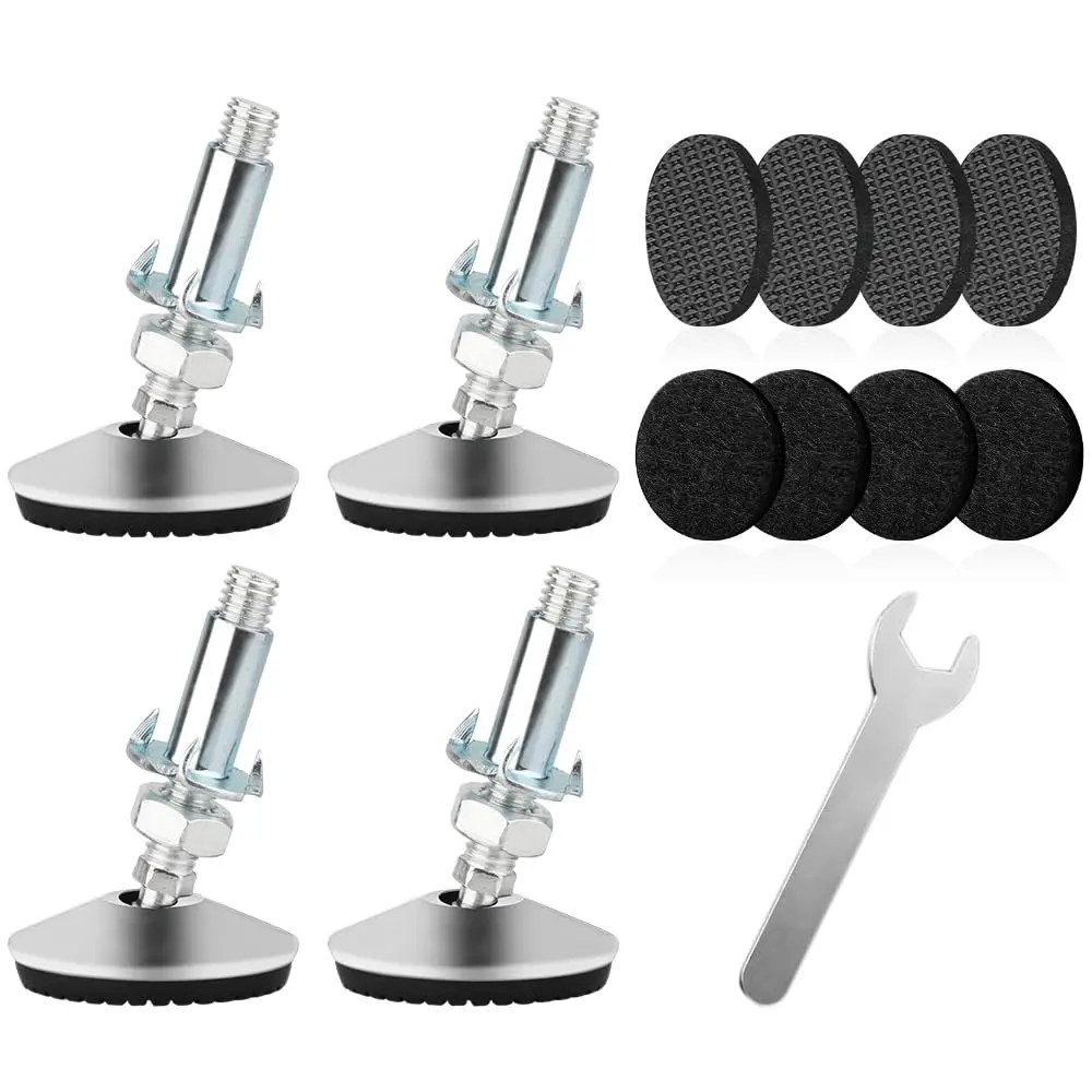 Tahikem M10 Swivel Adjustable Leveling Feet | Furniture Leveling Support 4 Pack - main product image