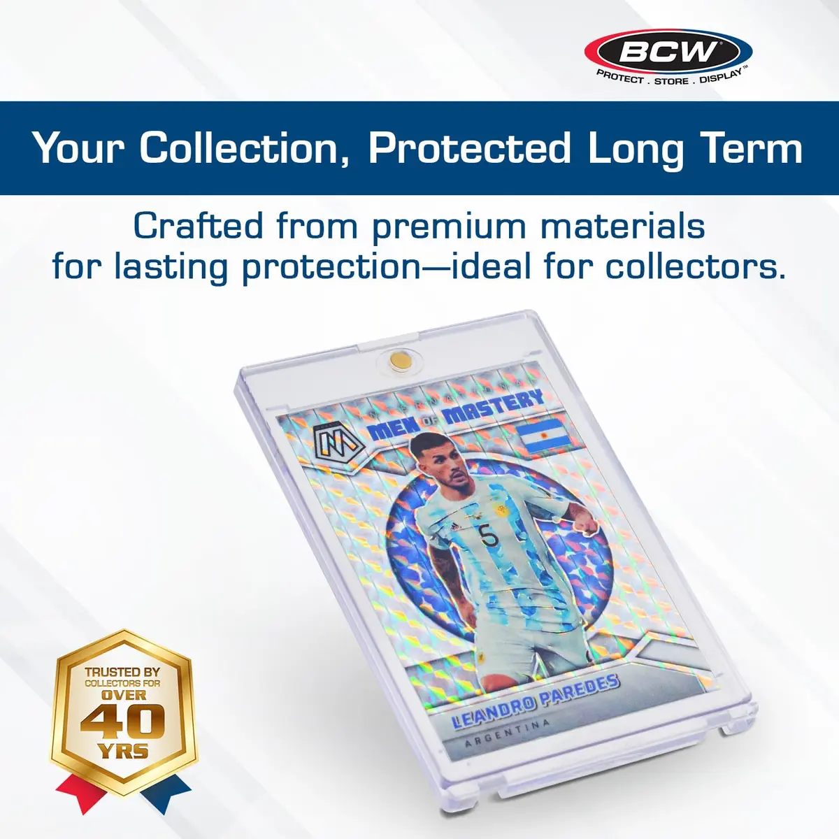 BCW 35 Pt Magnetic Card Holders with UV Protection, 10 Count | Standard Trading Cards - view 2