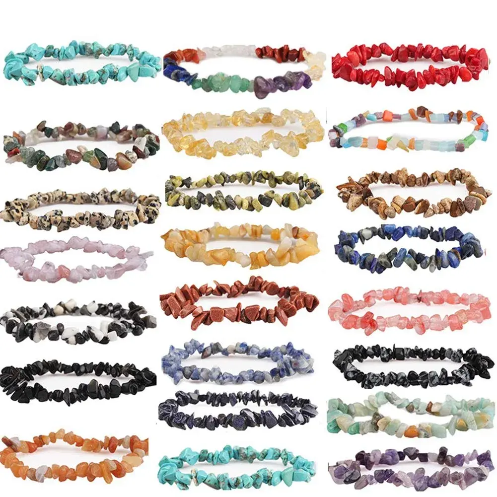 Cmidy Natural Chip Stone Beads Strawberry Quartz 5-8mm (120g/400 pcs) | Genuine Gemstones for Jewelry Making - view 6