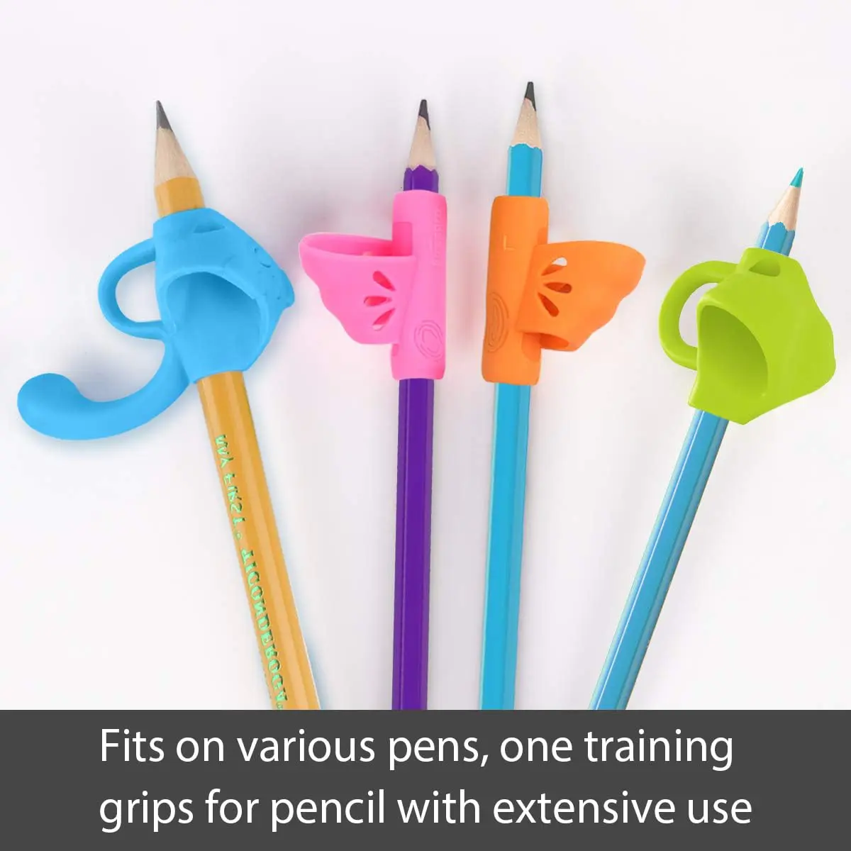 Firesara Left-Handed Training Grips, Assorted Colors | Fun Handwriting Aid for Special Needs & Adults - view 5