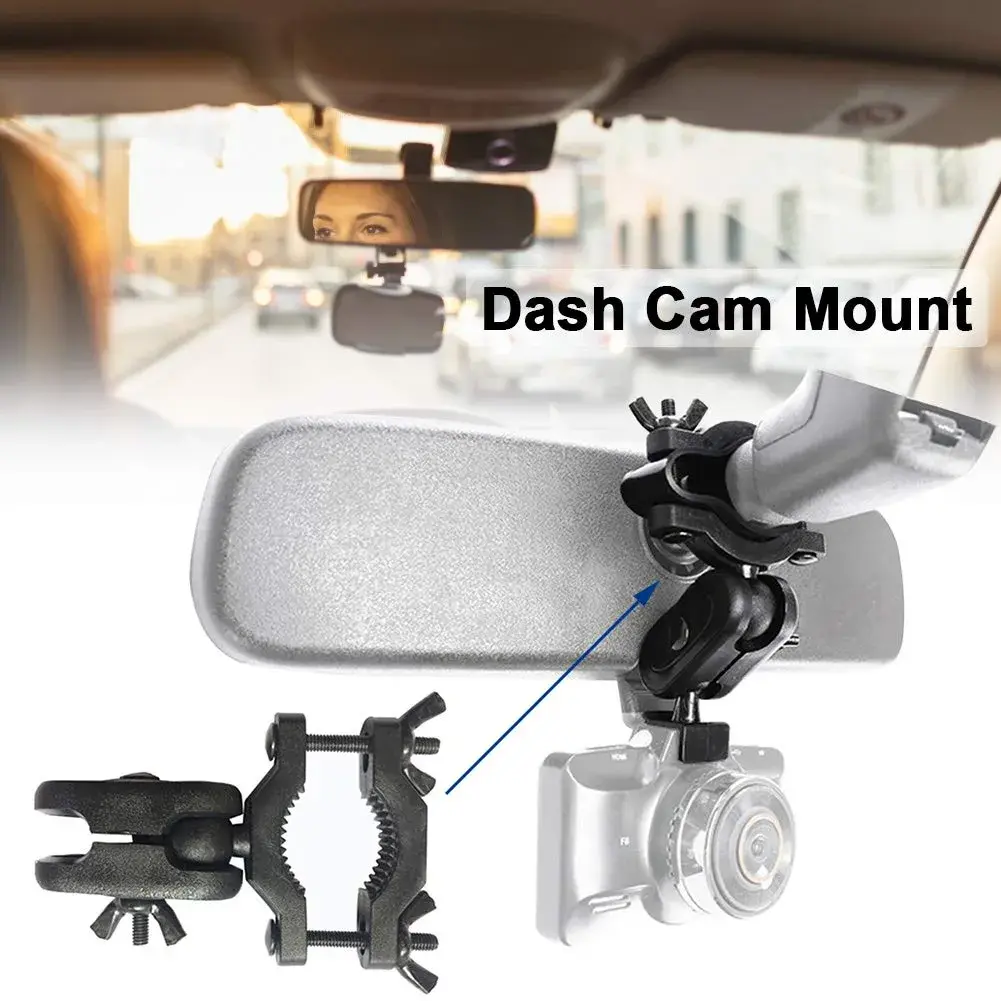 CALIDAKA Universal Dash Cam Mount Holder with 360° Ball Head & Handlebar Clamp | Fits Most Dash Cams & Action Cameras - view 7