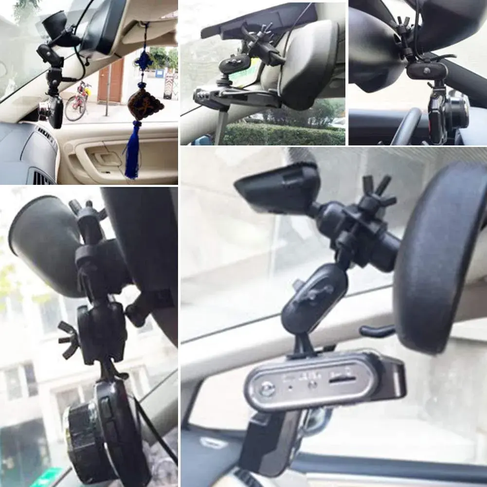CALIDAKA Universal Dash Cam Mount Holder with 360° Ball Head & Handlebar Clamp | Fits Most Dash Cams & Action Cameras - view 9