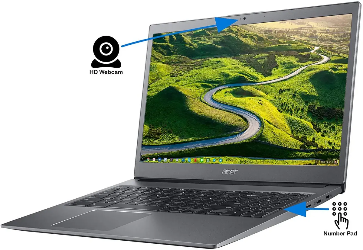 Acer Notebook Computer 15.6" FHD | Intel Core i3-8130U, 4GB DDR4, 128GB eMMC, Steel Gray - view 4