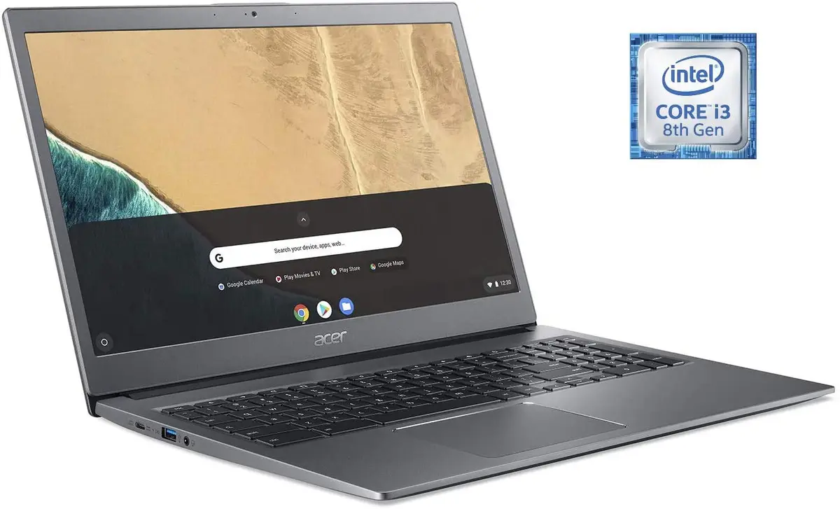 Acer Notebook Computer 15.6" FHD | Intel Core i3-8130U, 4GB DDR4, 128GB eMMC, Steel Gray - view 2