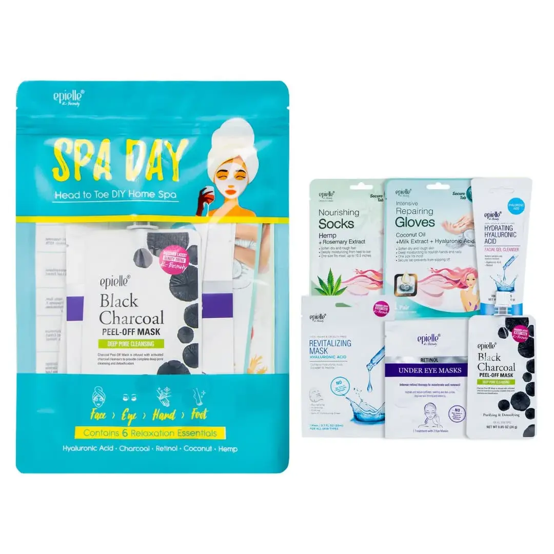 Epielle Spa Day Kit 6 Piece Set | Korean Skin Care Set for Radiant Skin - main product image