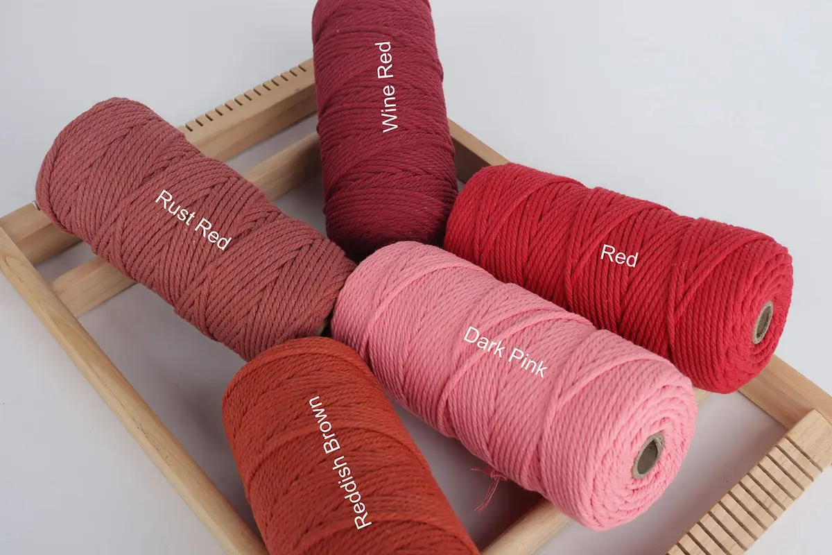 NOANTA White Macrame Cord 2mm 220yds | Soft Cotton Rope for Crafts & Decor - view 6