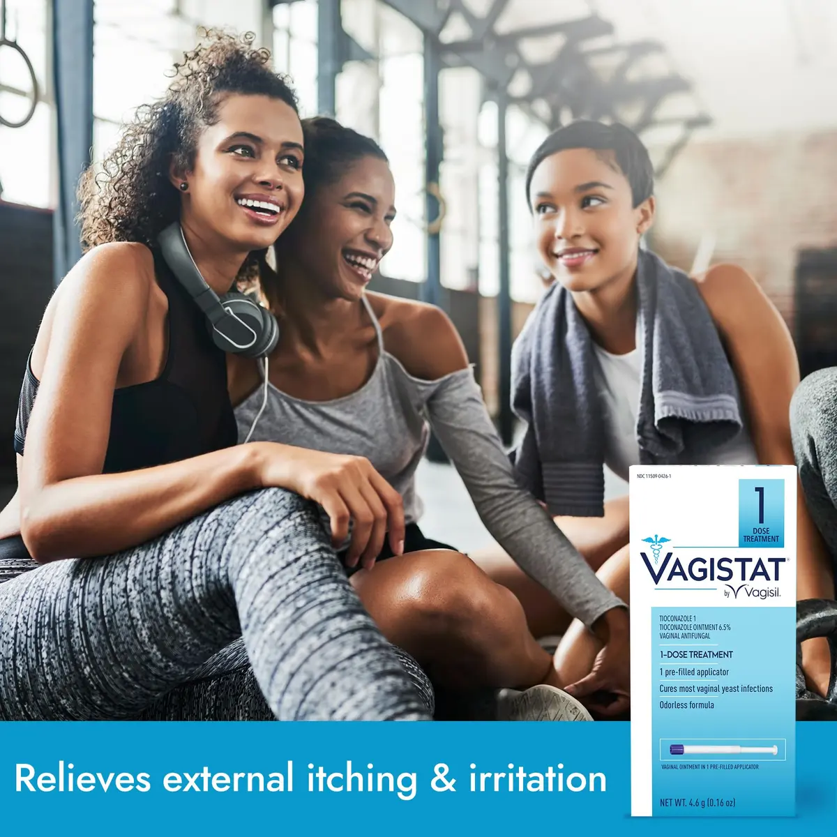 Vagisil Vagistat 1-Day Yeast Treatment 1 Pack | Single Dose Vaginal Antifungal - view 2