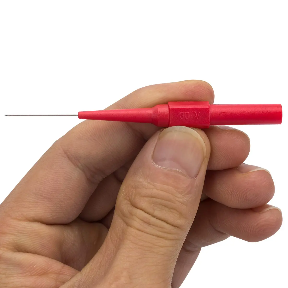 OIIKI 4Pcs 0.7mm Test Probe Pins with Banana Socket, 83mm Stainless Steel Back Probes | Insulation Piercing Needle Test Probes - view 7