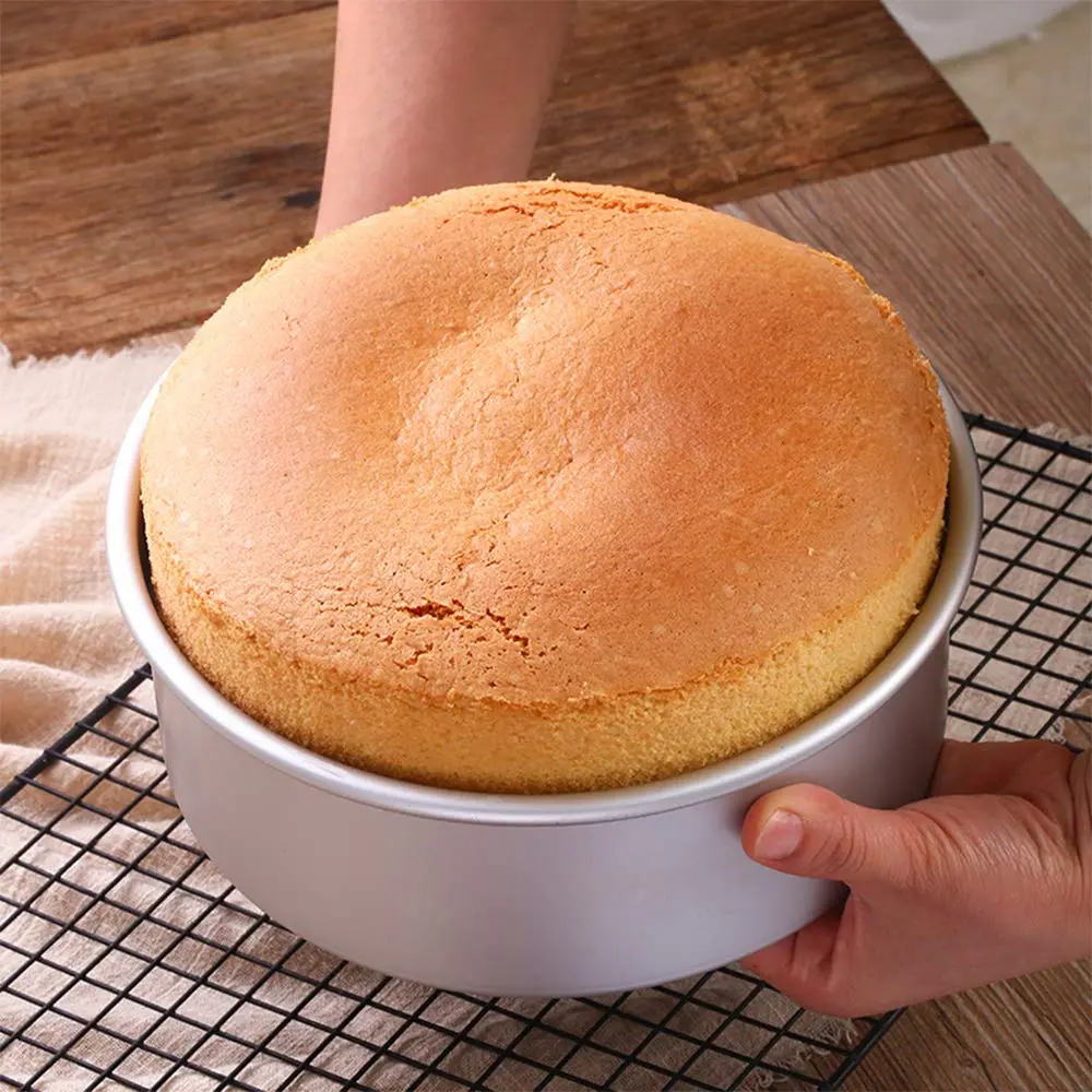 OUKEYI 10 Inch Round Cheesecake Pan with Removable Bottom | 25.4 cm (10 inches) Anodized Aluminum Baking Mold - view 5