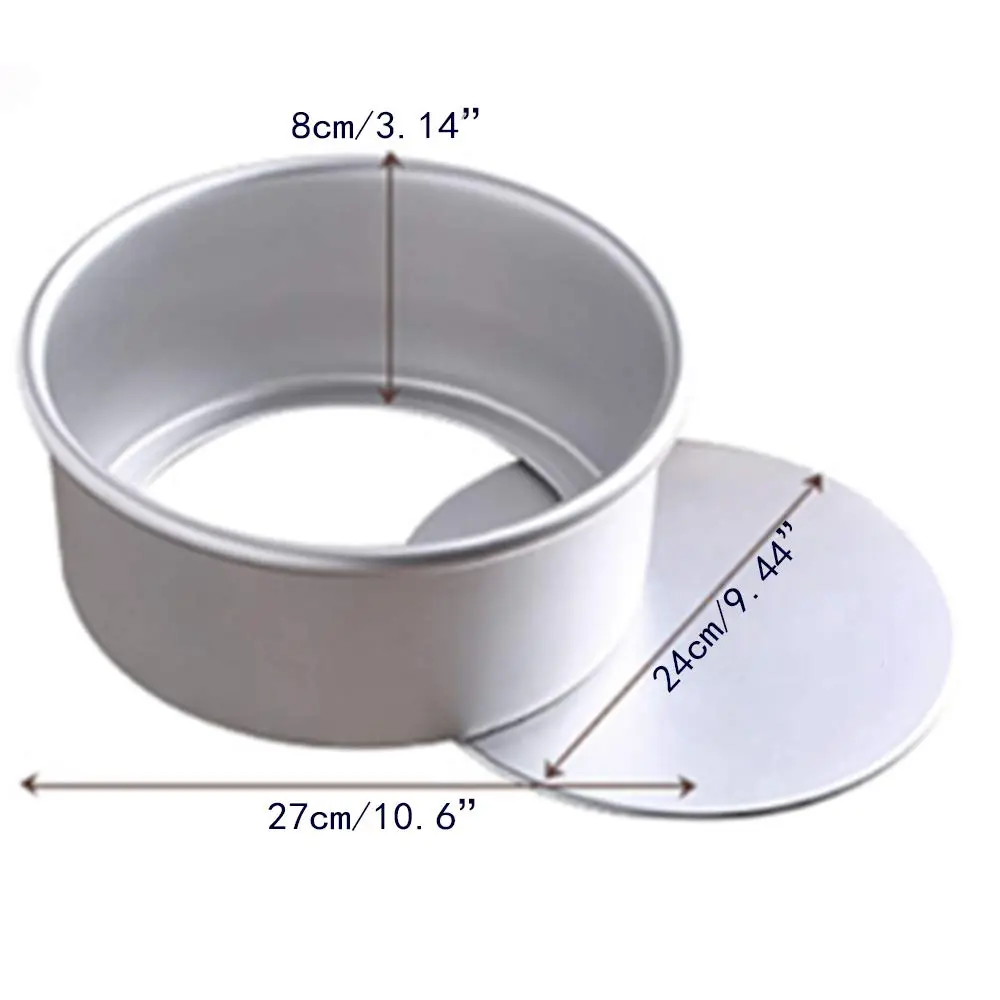 OUKEYI 10 Inch Round Cheesecake Pan with Removable Bottom | 25.4 cm (10 inches) Anodized Aluminum Baking Mold - view 2
