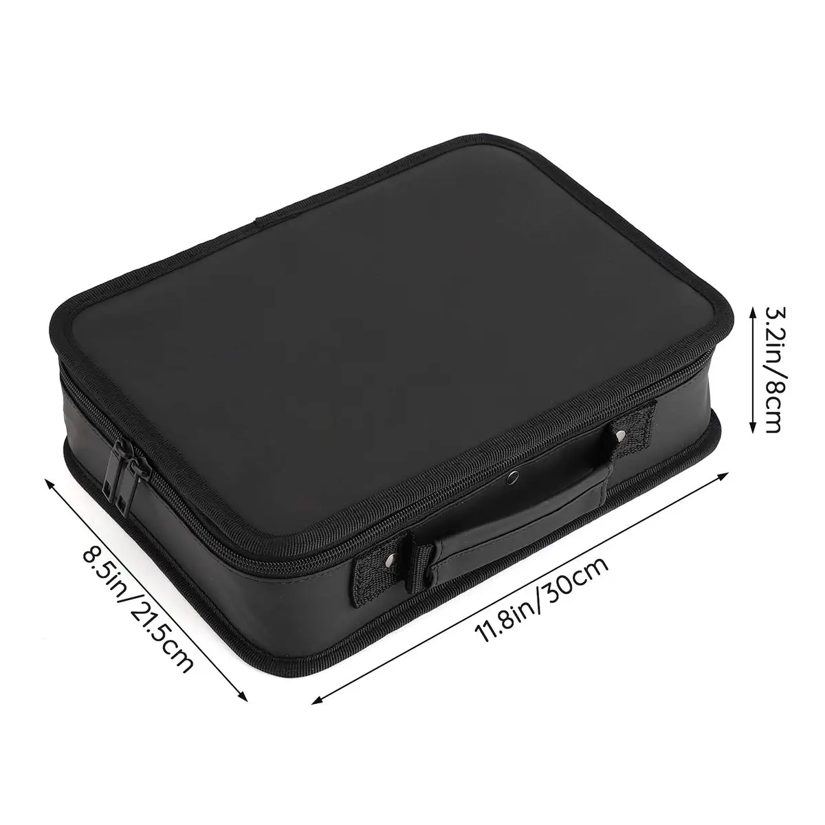Segbeauty Barber Tool Bag, 30 x 21.5 x 8 cm | PU Leather Travel Makeup & Hair Kit Organizer - view 3