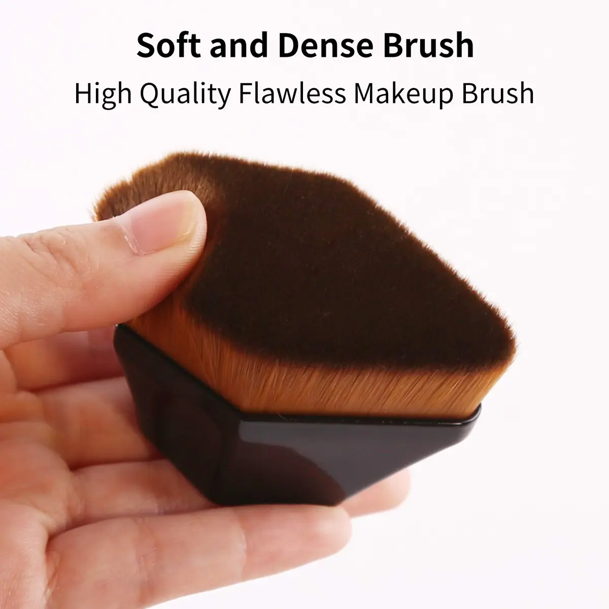 Daubigny Foundation Brush Iron Type for Face & Blush | Flawless Makeup Tool (Black) - view 6