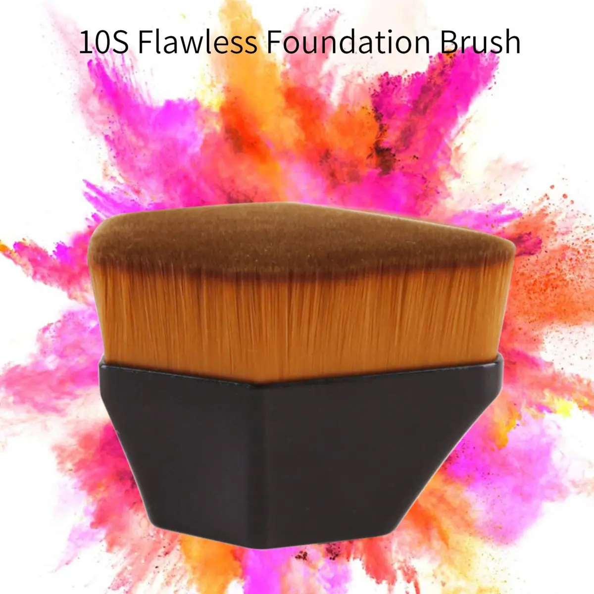 Daubigny Foundation Brush Iron Type for Face & Blush | Flawless Makeup Tool (Black) - view 4