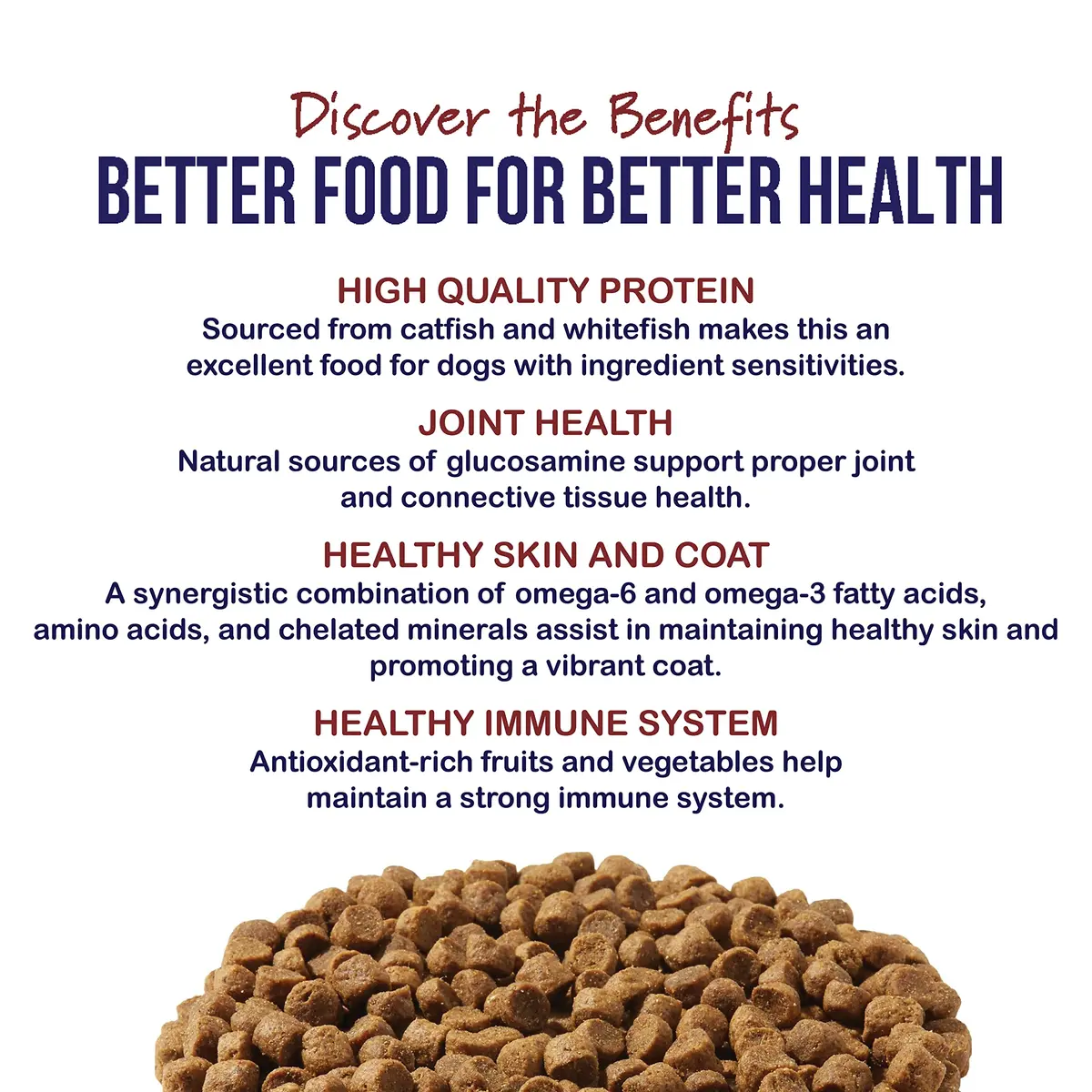 Best Breed Dr. Gary's Freshwater Recipe – Catfish & Whitefish Dry Dog Food 13 lb | Sensitive Skin & Stomach Formula - view 3