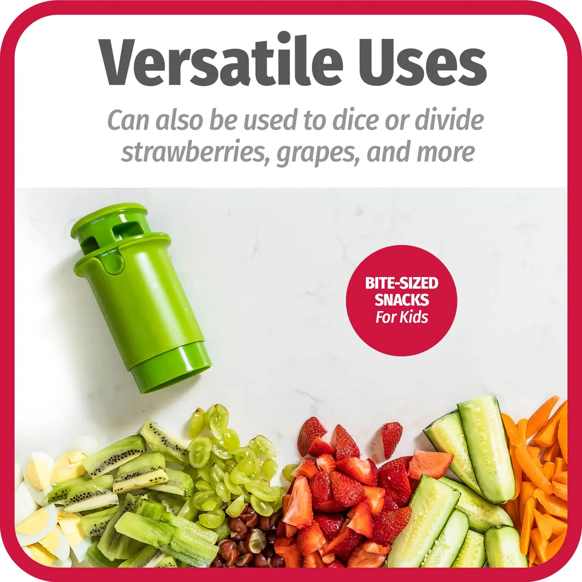 GoodCook Fruit & Veggie Divider 2.5 x 2.25 x 4.3 in | Quarters Smaller Fruits & Vegetables - view 4