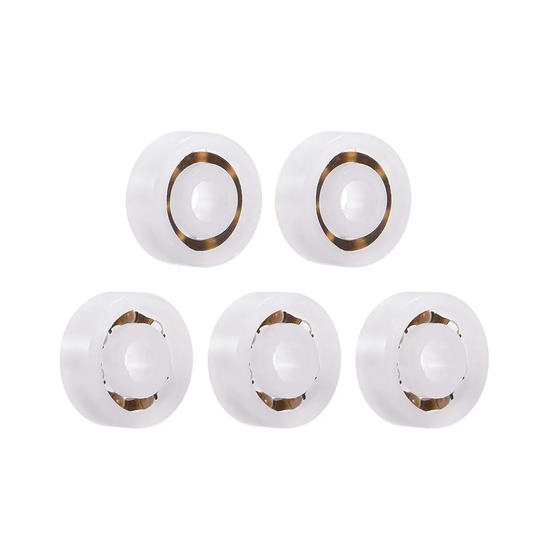uxcell 623 Plastic Bearings 3x10x4mm Glass Ball Nylon Cage | Deep-Groove, High-Speed, Open-Type - main product image
