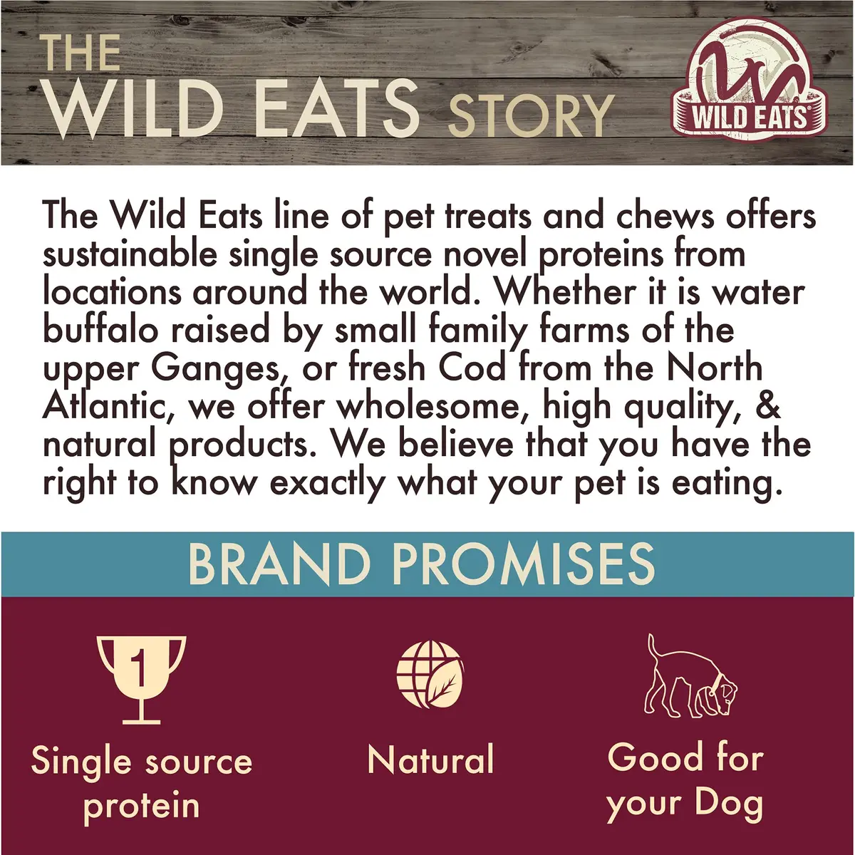 Wild Eats Water Buffalo Prime Bone Assortment Dog Chews 11 Pack, Grain Free | All Natural, Healthy & Grain Free Dog Treats - view 7