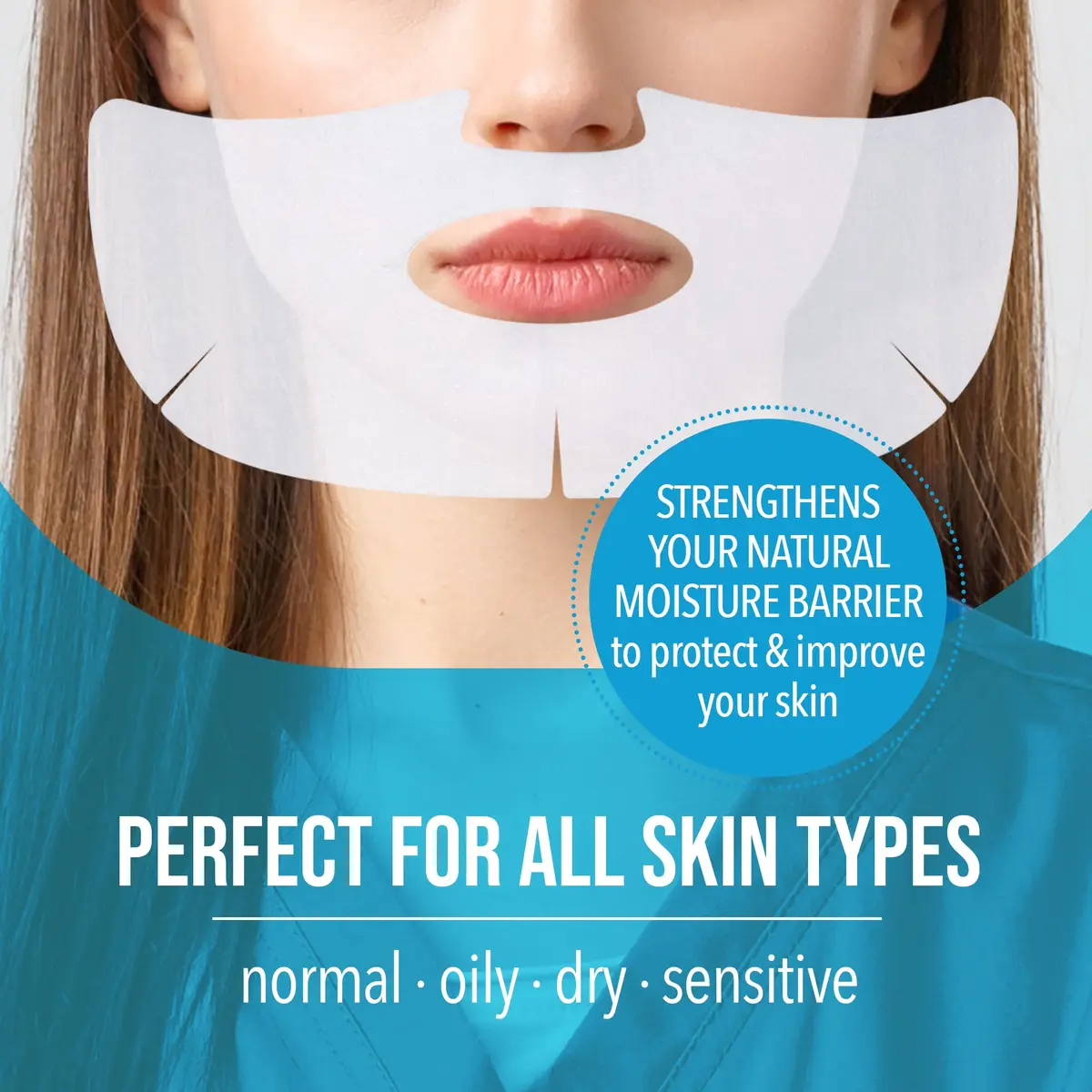 masque BAR Shield & Soothe Hydrogel Facial Mask with Aloe Vera | Hydrating & Calming for Sensitive Skin (1 Count Pack of 6) - view 5