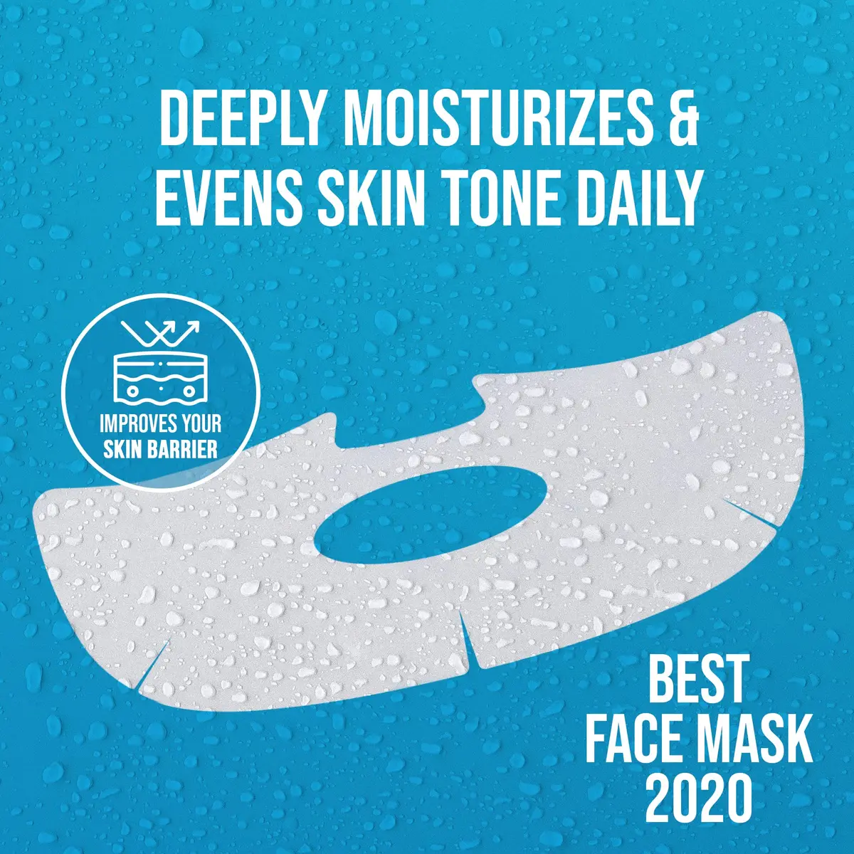 masque BAR Shield & Soothe Hydrogel Facial Mask with Aloe Vera | Hydrating & Calming for Sensitive Skin (1 Count Pack of 6) - view 3