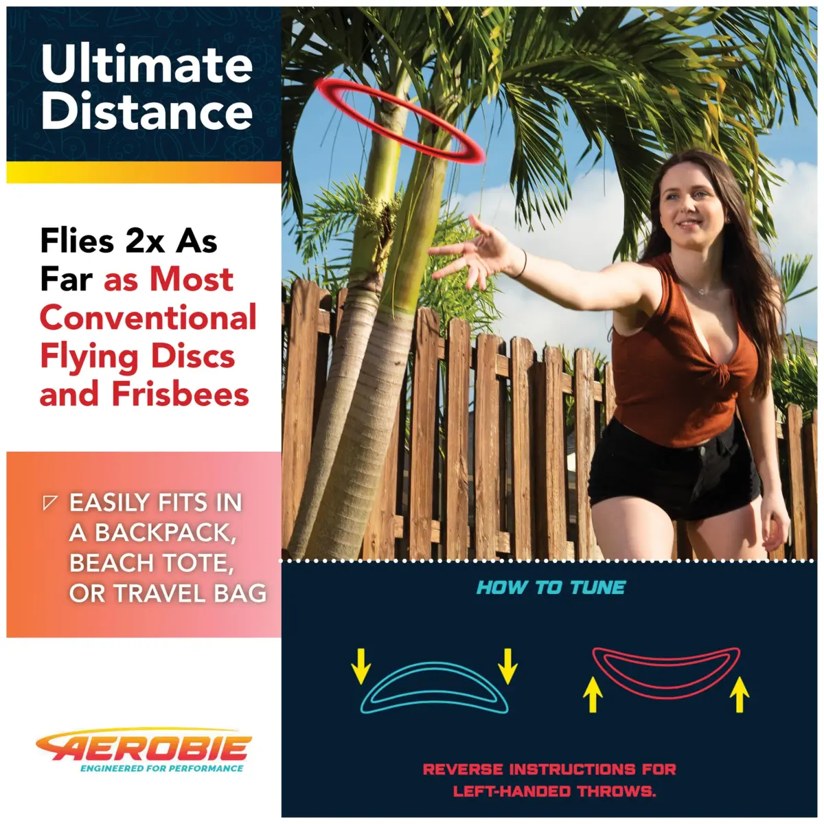 Aerobie Pro Ring Flying Disc 14-inch | World Record Distance Outdoor Toy - view 4