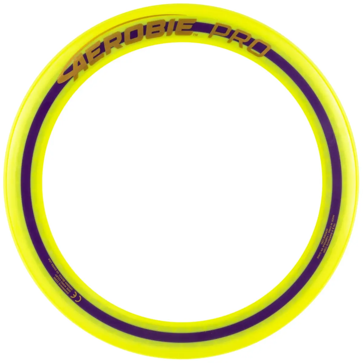 Aerobie Pro Ring Flying Disc 14 inch Yellow | World Record Distance Outdoor Toy - view 7