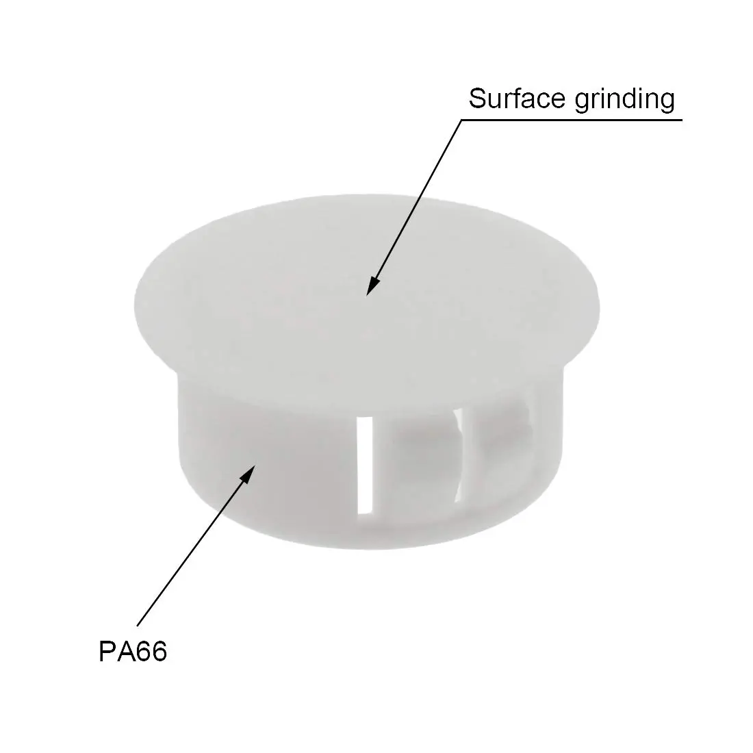 suiwotin 60PCS 25mm/1" White Hole Plugs Plastic | Waterproof, Dustproof, Durable - view 4