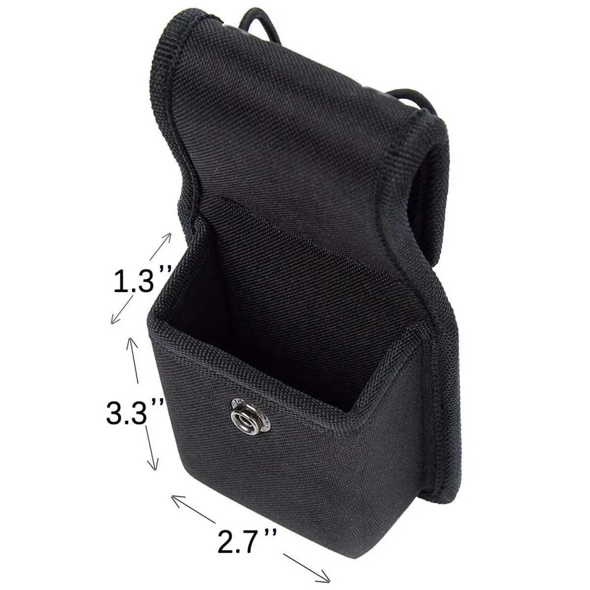 LUITON Radio Holder Holster 2-Pack | Nylon Pouch for Duty Belt with Zipper Closure - view 3