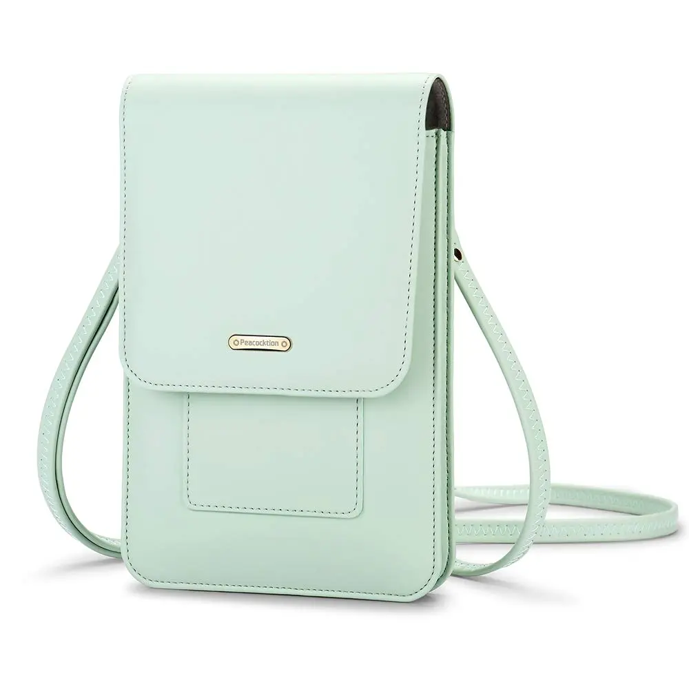 Peacocktion Small Crossbody Bag for Women | RFID Travel Cell Phone Wallet with Card Slots - main product image
