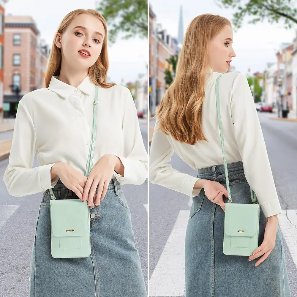 Peacocktion Small Crossbody Bag for Women | RFID Travel Cell Phone Wallet with Card Slots - view 2